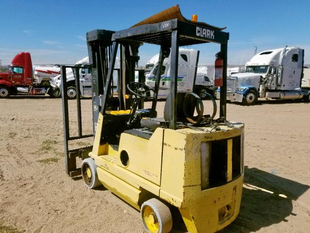 G138101896400FA - 2006 CLARK FORKLIFT FORKLIFT Жовтий фото 3