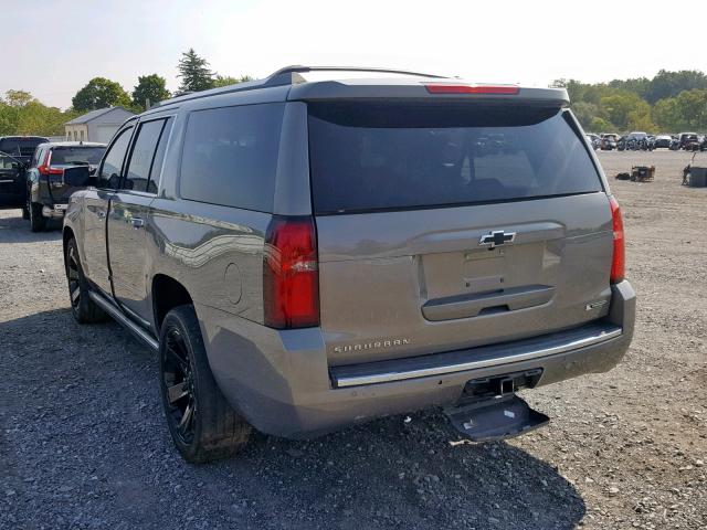 1GNSKJKC6HR378919 - 2017 CHEVROLET SUBURBAN K GRAY photo 3