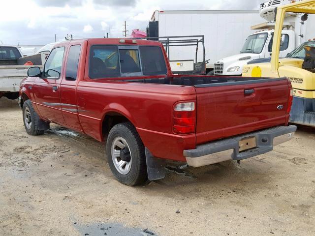 1FTYR14U51PA70176 - 2001 FORD RANGER SUP RED photo 3