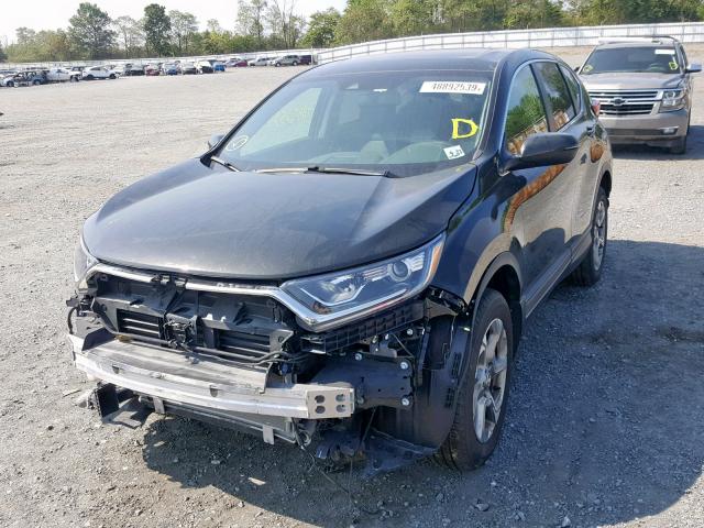 2HKRW2H89JH669531 - 2018 HONDA CR-V EXL BLACK photo 2