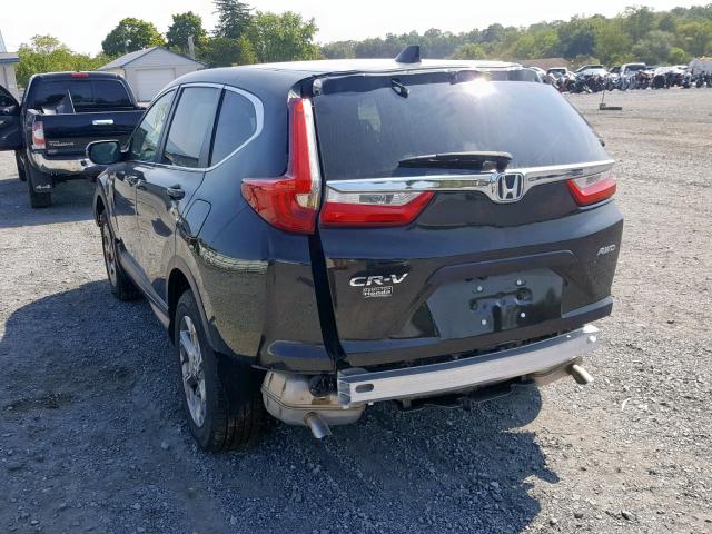 2HKRW2H89JH669531 - 2018 HONDA CR-V EXL BLACK photo 3