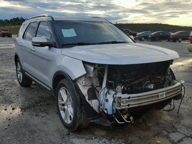 1FM5K7FH1HGA73236 - 2017 FORD EXPLORER L SILVER photo 1