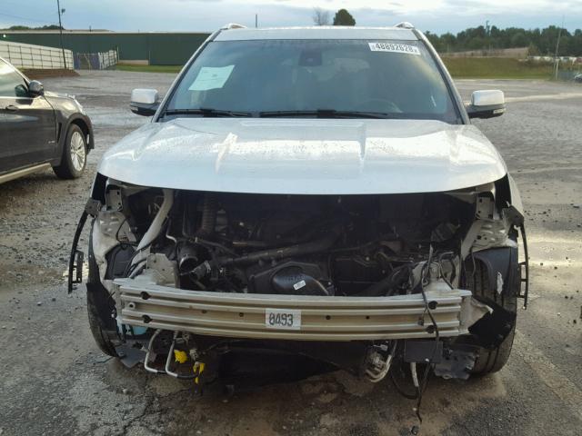 1FM5K7FH1HGA73236 - 2017 FORD EXPLORER L SILVER photo 9