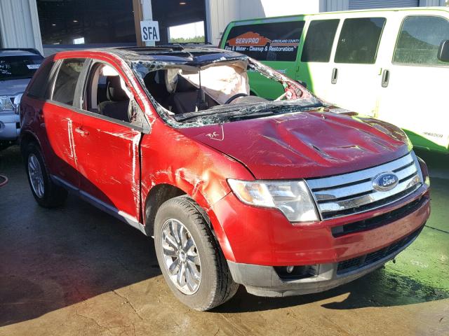 2FMDK38C57BA74515 - 2007 FORD EDGE SEL RED photo 1