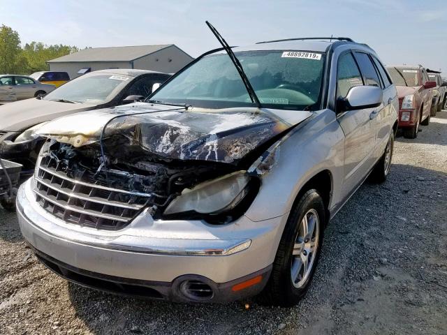 2A8GM68X07R356576 - 2007 CHRYSLER PACIFICA T SILVER photo 2