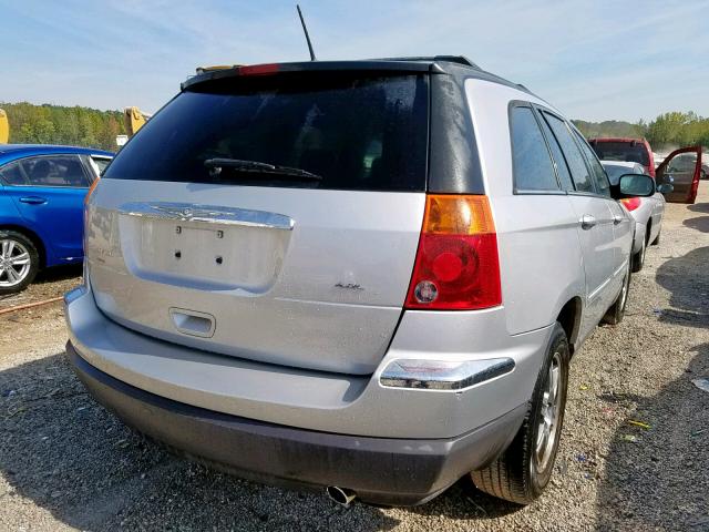 2A8GM68X07R356576 - 2007 CHRYSLER PACIFICA T SILVER photo 4
