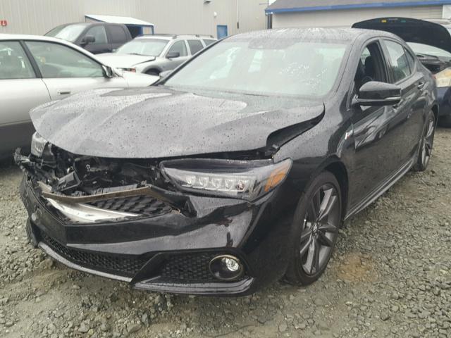 19UUB2F69JA001616 - 2018 ACURA TLX TECH+A GRAY photo 2