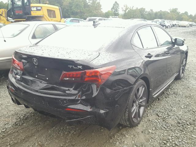 19UUB2F69JA001616 - 2018 ACURA TLX TECH+A GRAY photo 4