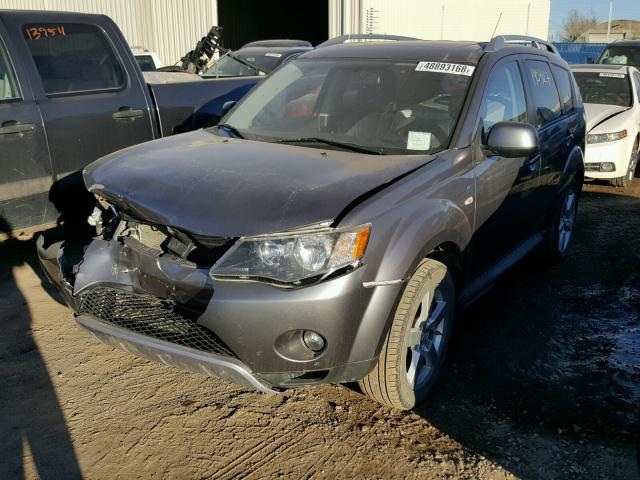 JA4MT41X79Z606281 - 2009 MITSUBISHI OUTLANDER GRAY photo 2