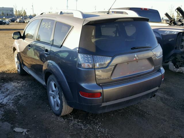 JA4MT41X79Z606281 - 2009 MITSUBISHI OUTLANDER GRAY photo 3