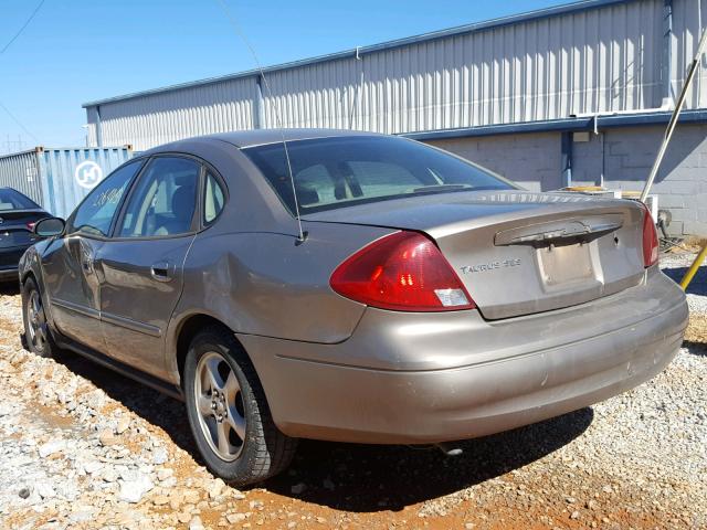 1FAFP55273A234590 - 2003 FORD TAURUS SES BEIGE photo 3