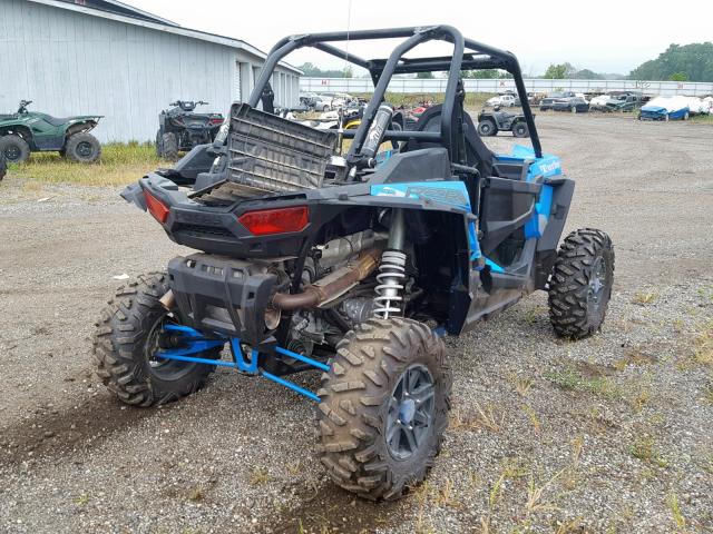 3NSVDE920GF452388 - 2016 POLARIS RZR XP TUR BLUE photo 4