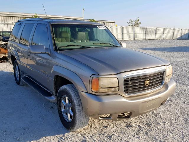 1GYEK63R3YR185143 - 2000 CADILLAC ESCALADE L GRAY photo 1