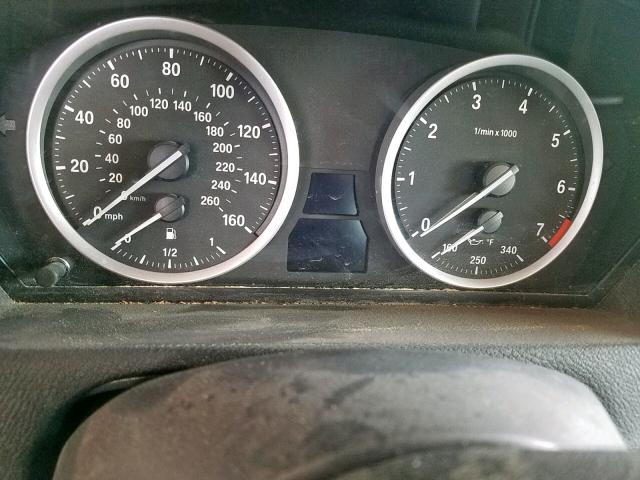 5UXFG8C57BLZ95940 - 2011 BMW X6 XDRIVE5 BLACK photo 8