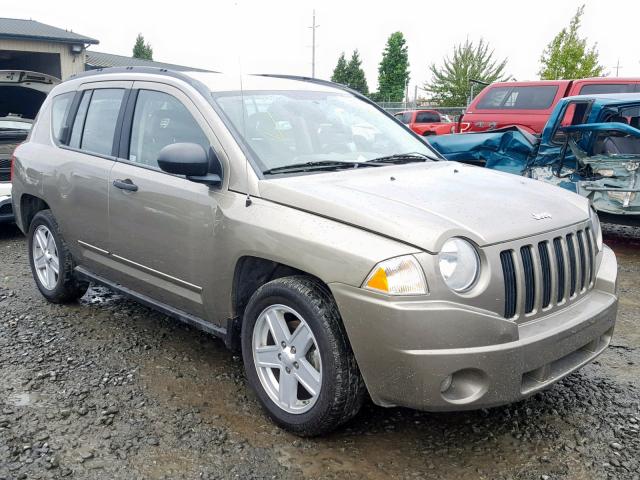 1J8FT47018D744363 - 2008 JEEP COMPASS SP ყავისფერი ფოტო 1