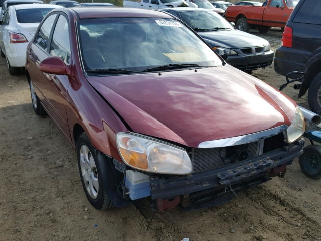 KNAFE121275413717 - 2007 KIA SPECTRA EX RED photo 1