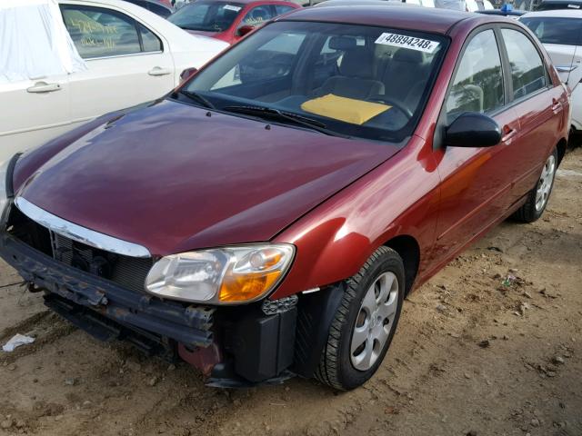 KNAFE121275413717 - 2007 KIA SPECTRA EX RED photo 2