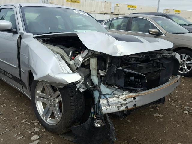 2B3KA53H96H140106 - 2006 DODGE CHARGER R/ SILVER photo 9