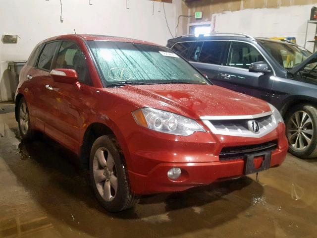 5J8TB18278A013189 - 2008 ACURA RDX RED photo 1