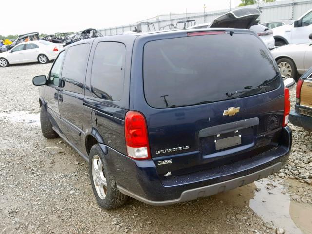 1GNDV23W47D147768 - 2007 CHEVROLET UPLANDER L BLUE photo 3