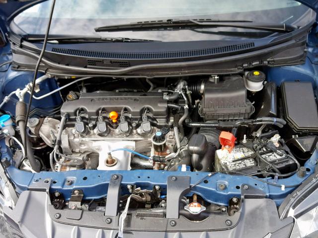 2HGFG3B02FH504835 - 2015 HONDA CIVIC EXL 蓝色 照片 7