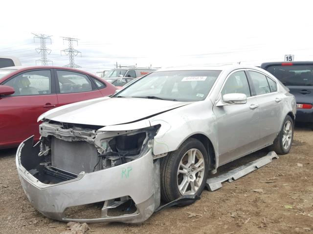 19UUA8F58AA015164 - 2010 ACURA TL SILVER photo 2