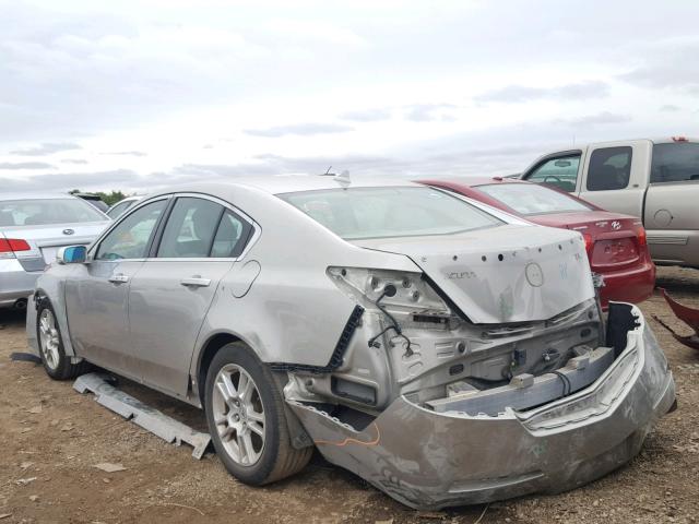 19UUA8F58AA015164 - 2010 ACURA TL SILVER photo 3