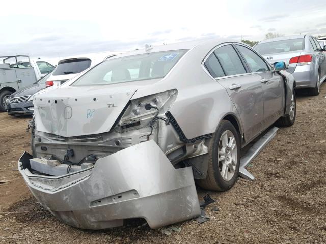 19UUA8F58AA015164 - 2010 ACURA TL SILVER photo 4