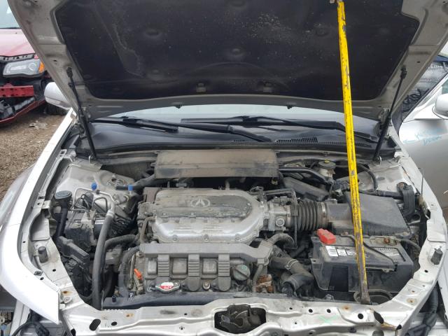 19UUA8F58AA015164 - 2010 ACURA TL SILVER photo 7