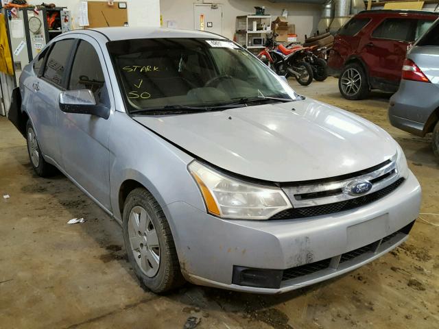 1FAHP34N38W119164 - 2008 FORD FOCUS S/SE SILVER photo 1