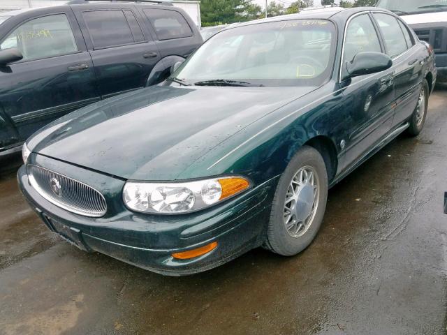 1G4HP54K01U200910 - 2001 BUICK LESABRE CU GREEN photo 2