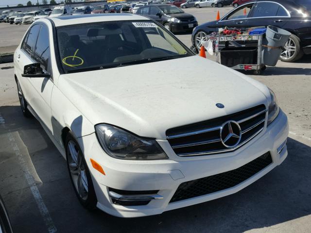 WDDGF4HB5CR202686 - 2012 MERCEDES-BENZ C 250 WHITE photo 1