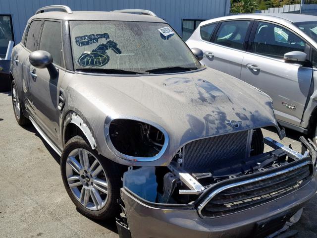 WMZYV5C58K3F58207 - 2019 MINI COOPER COU GRAY photo 1