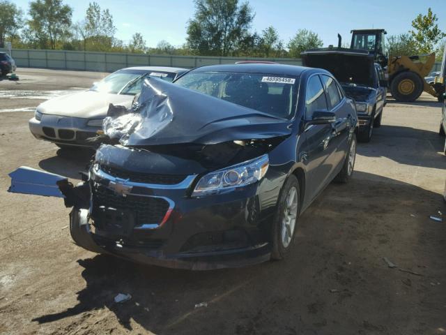 1G11C5SL7FF185162 - 2015 CHEVROLET MALIBU 1LT BLACK photo 2