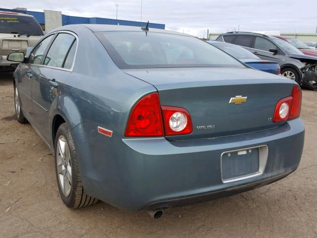 1G1ZH57B094221861 - 2009 CHEVROLET MALIBU 1LT 绿色 照片 3