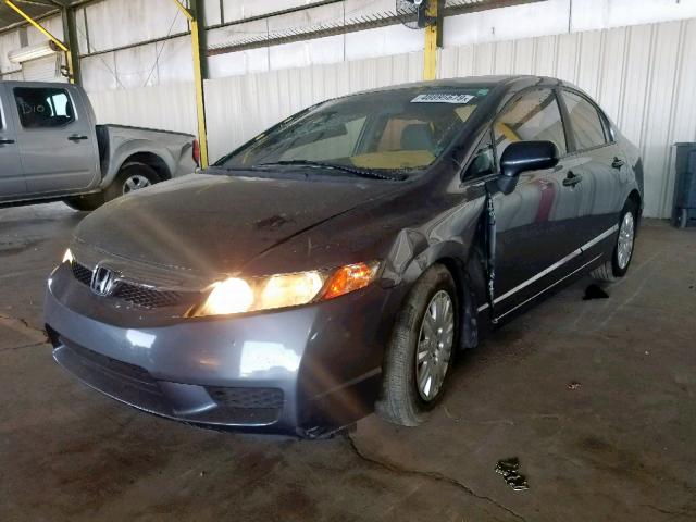 19XFA1F3XAE049309 - 2010 HONDA CIVIC VP GRAY photo 2