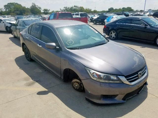 1HGCR2E31EA054069 - 2014 HONDA ACCORD LX GRAY photo 1