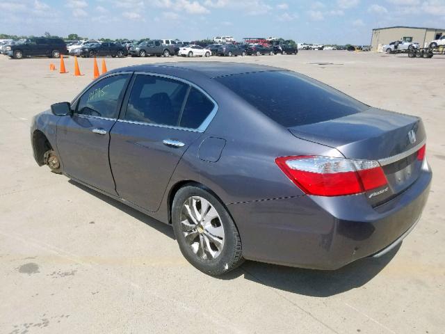 1HGCR2E31EA054069 - 2014 HONDA ACCORD LX GRAY photo 3