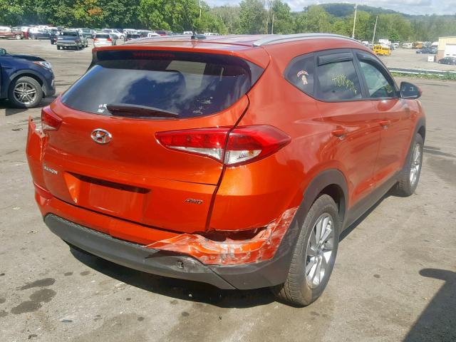 KM8J3CA47GU139328 - 2016 HYUNDAI TUCSON LIM GRAY photo 4