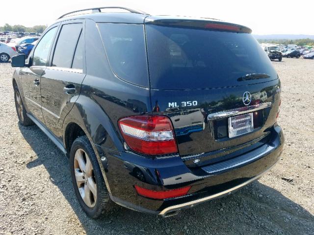 4JGBB2FB5BA748095 - 2011 MERCEDES-BENZ ML 350 BLU BLACK photo 3