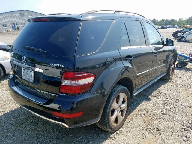 4JGBB2FB5BA748095 - 2011 MERCEDES-BENZ ML 350 BLU BLACK photo 4