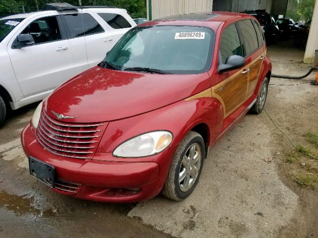 3C8FY68815T555807 - 2005 CHRYSLER PT CRUISER RED photo 2