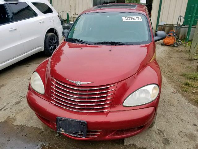 3C8FY68815T555807 - 2005 CHRYSLER PT CRUISER RED photo 9