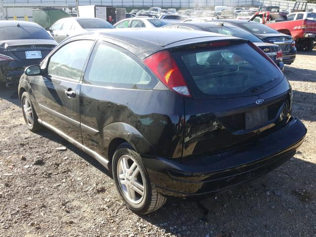 3FAFP3134YR156060 - 2000 FORD FOCUS ZX3 BLACK photo 3