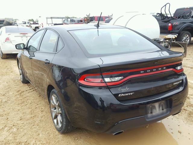 1C3CDFBB0FD213670 - 2015 DODGE DART SXT BLACK photo 3