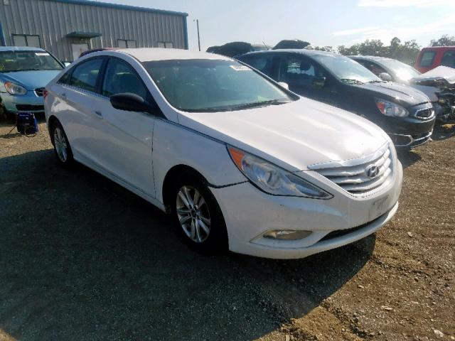 5NPEB4AC5DH656266 - 2013 HYUNDAI SONATA GLS WHITE photo 1