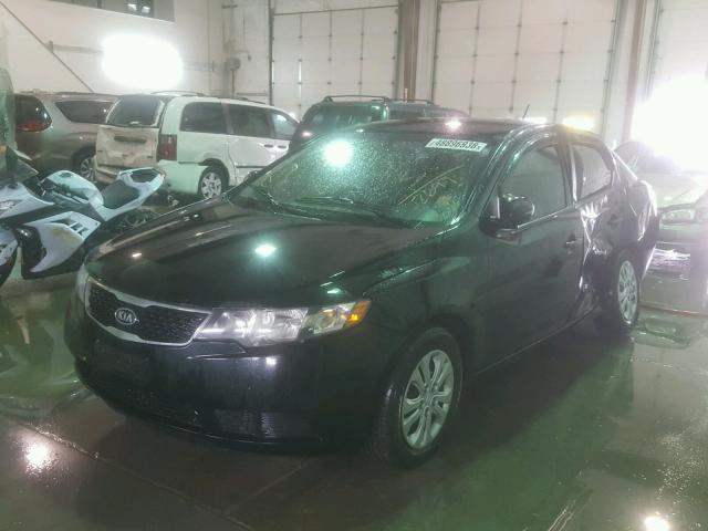 KNAFU4A28C5612697 - 2012 KIA FORTE EX BLACK photo 2