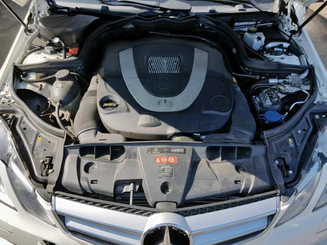 WDDKJ7CB0BF075766 - 2011 MERCEDES-BENZ E 550 WHITE photo 7