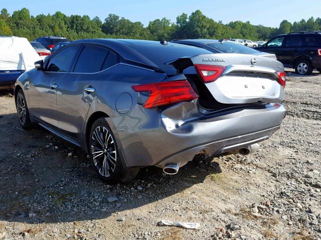 1N4AA6AP9GC405806 - 2016 NISSAN MAXIMA 3.5 GRAY photo 3