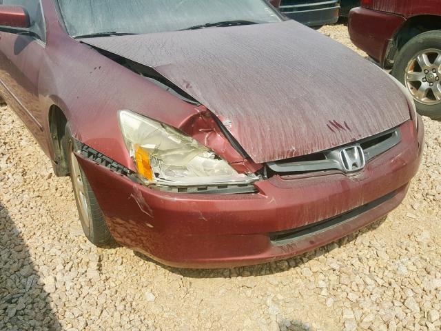 1HGCM56693A016188 - 2003 HONDA ACCORD EX MAROON photo 9